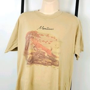 Vintage Sunbelt sportswear t-shirt graphic 1962 short sleeve Y2K Men Size L